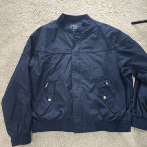 Vintage Mens La Paz By Catalina Light Spring Jacket Xl Used Navy